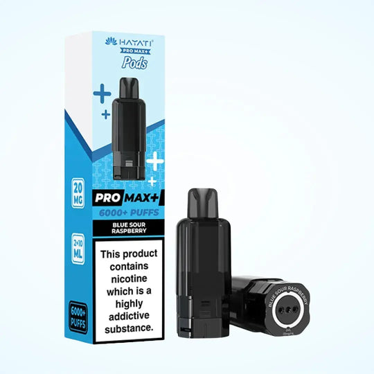 Hayati Pro Max Plus 6000 replacement pod – Blue Sour Raspberry, 20mg