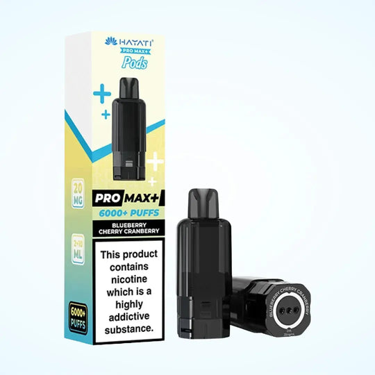 Hayati Pro Max Plus 6000 replacement pod – Blueberry Cherry Cranberry, 20mg