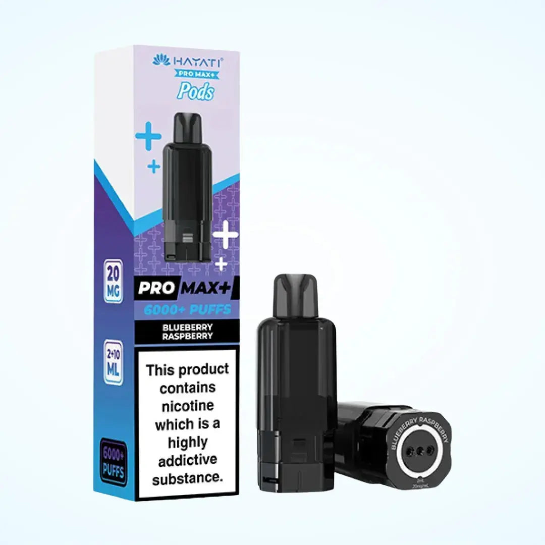 Hayati Pro Max Plus 6000 replacement pod – Blueberry Raspberry, 20mg