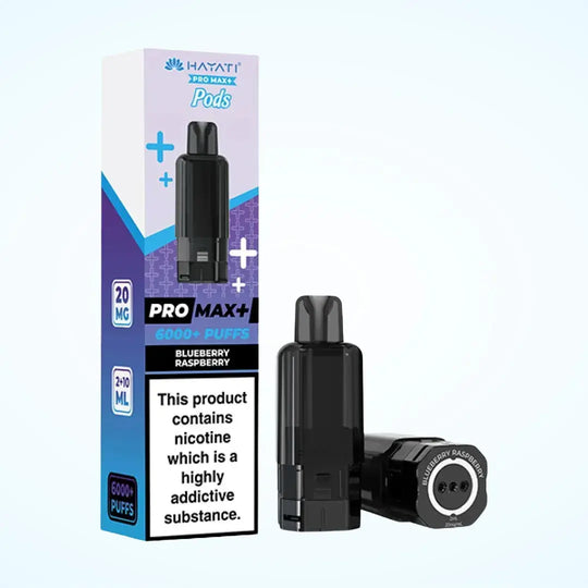 Hayati Pro Max Plus 6000 replacement pod – Blueberry Raspberry, 20mg