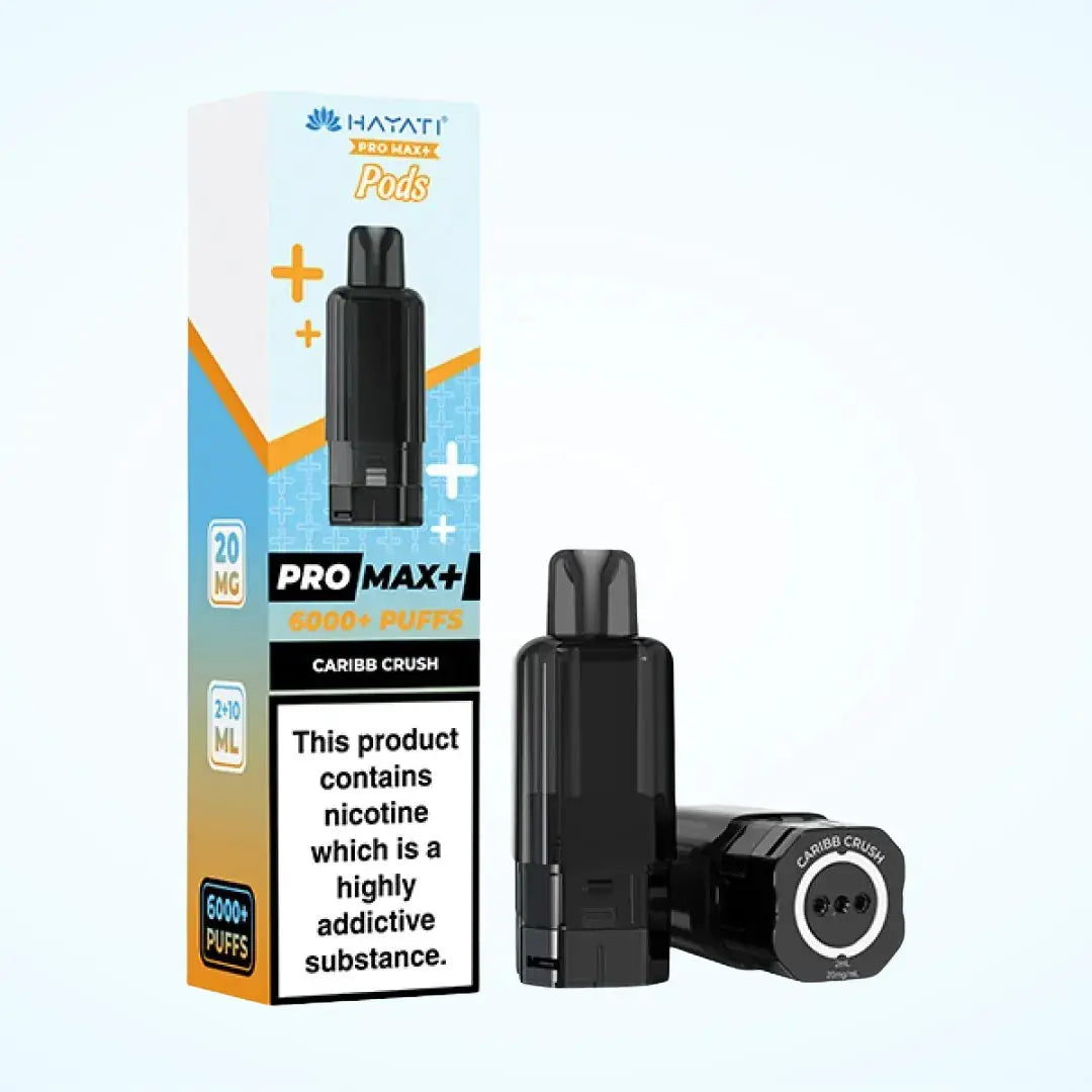 Hayati Pro Max Plus 6000 replacement pod – Caribbean Crush, 20mg