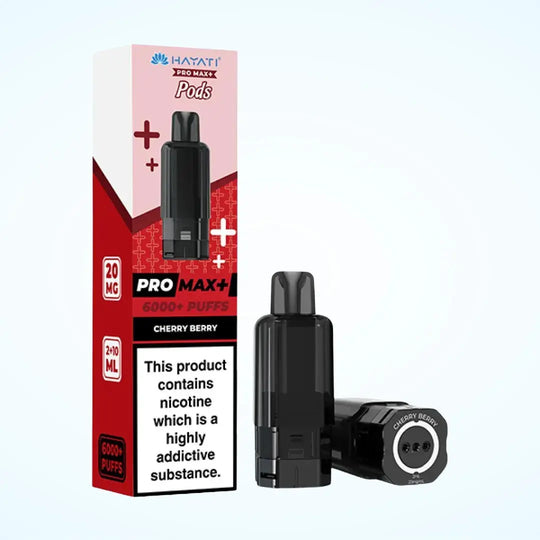Hayati Pro Max Plus 6000 replacement pod – Cherry Berry, 20mg