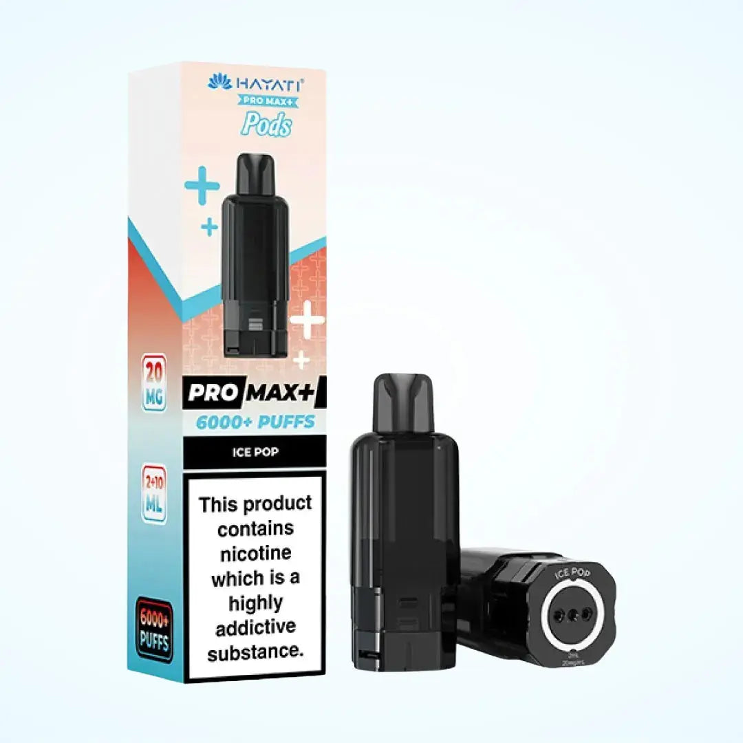 Hayati Pro Max Plus 6000 replacement pod – Ice Pop, 20mg