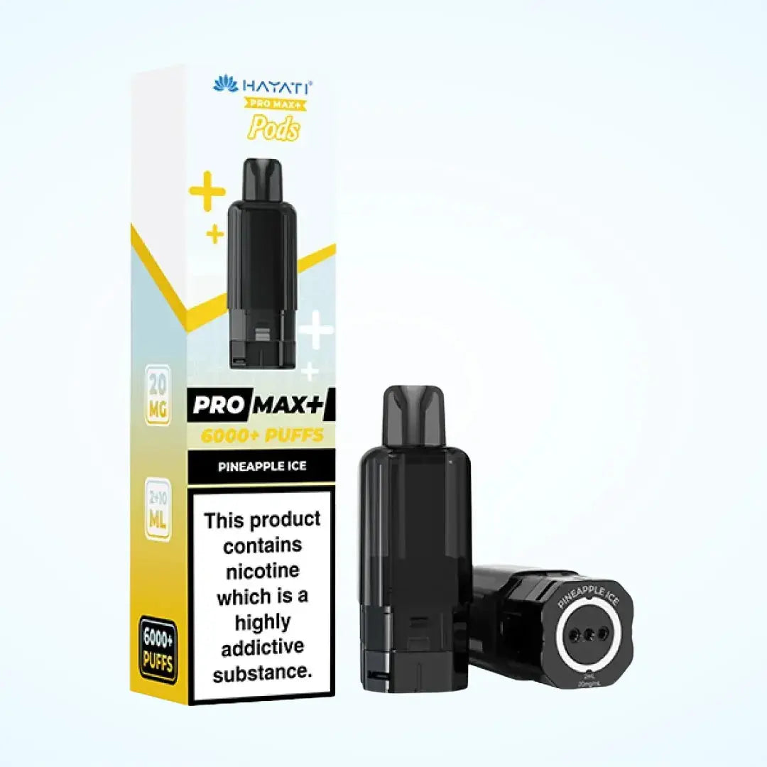 Hayati Pro Max Plus 6000 replacement pod – Pineapple Ice, 20mg