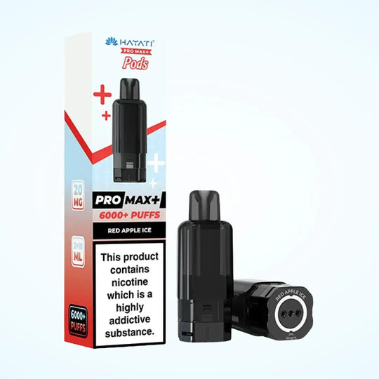 Hayati Pro Max Plus 6000 replacement pod – Red Apple Ice, 20mg