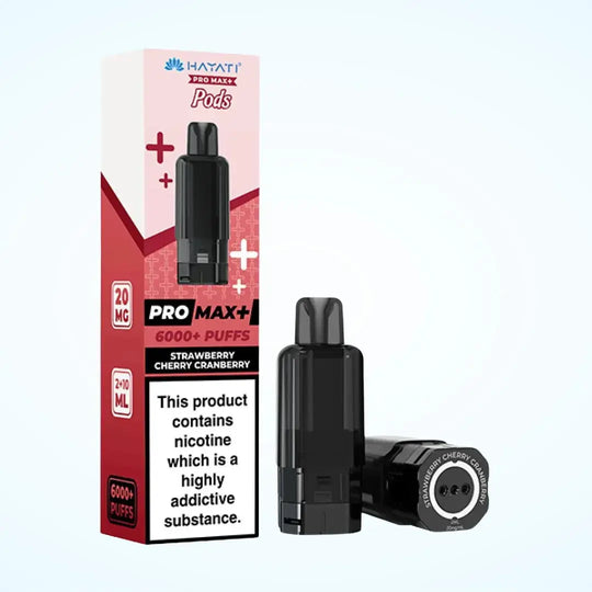 Hayati Pro Max Plus 6000 replacement pod – Strawberry Cherry Cranberry, 20mg