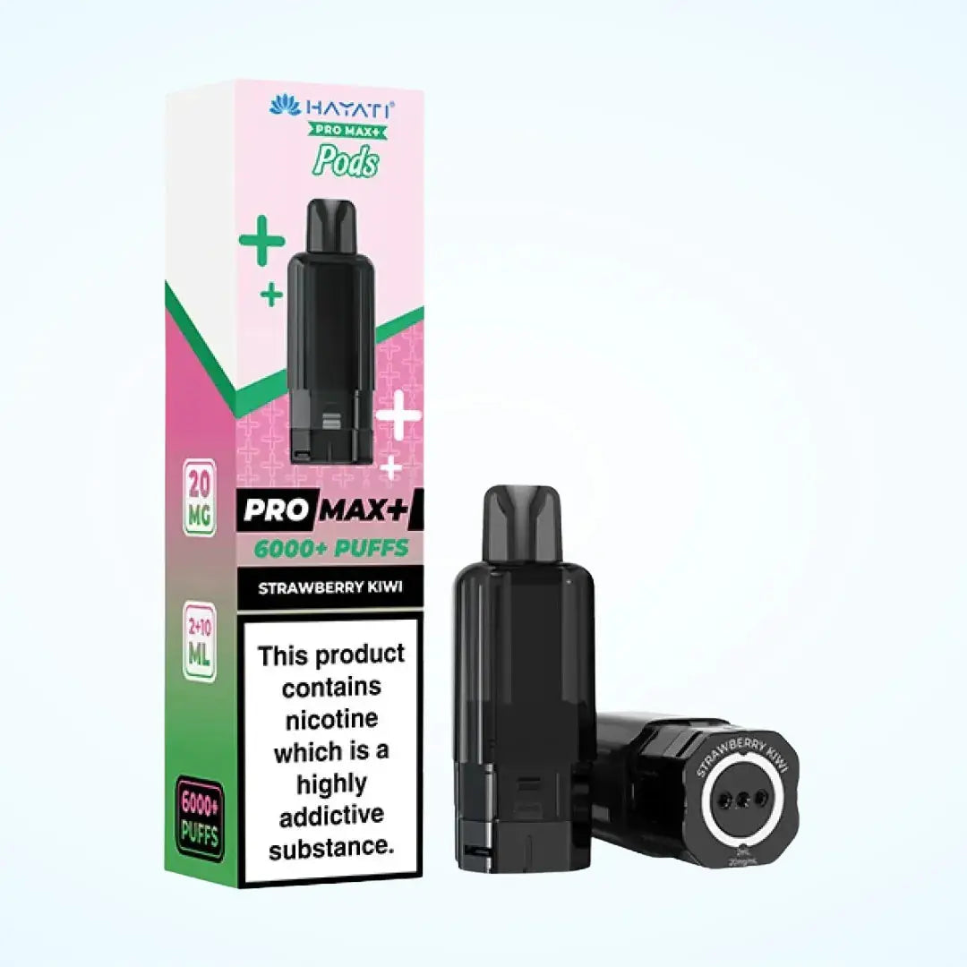 Hayati Pro Max Plus 6000 replacement pod – Strawberry Kiwi, 20mg