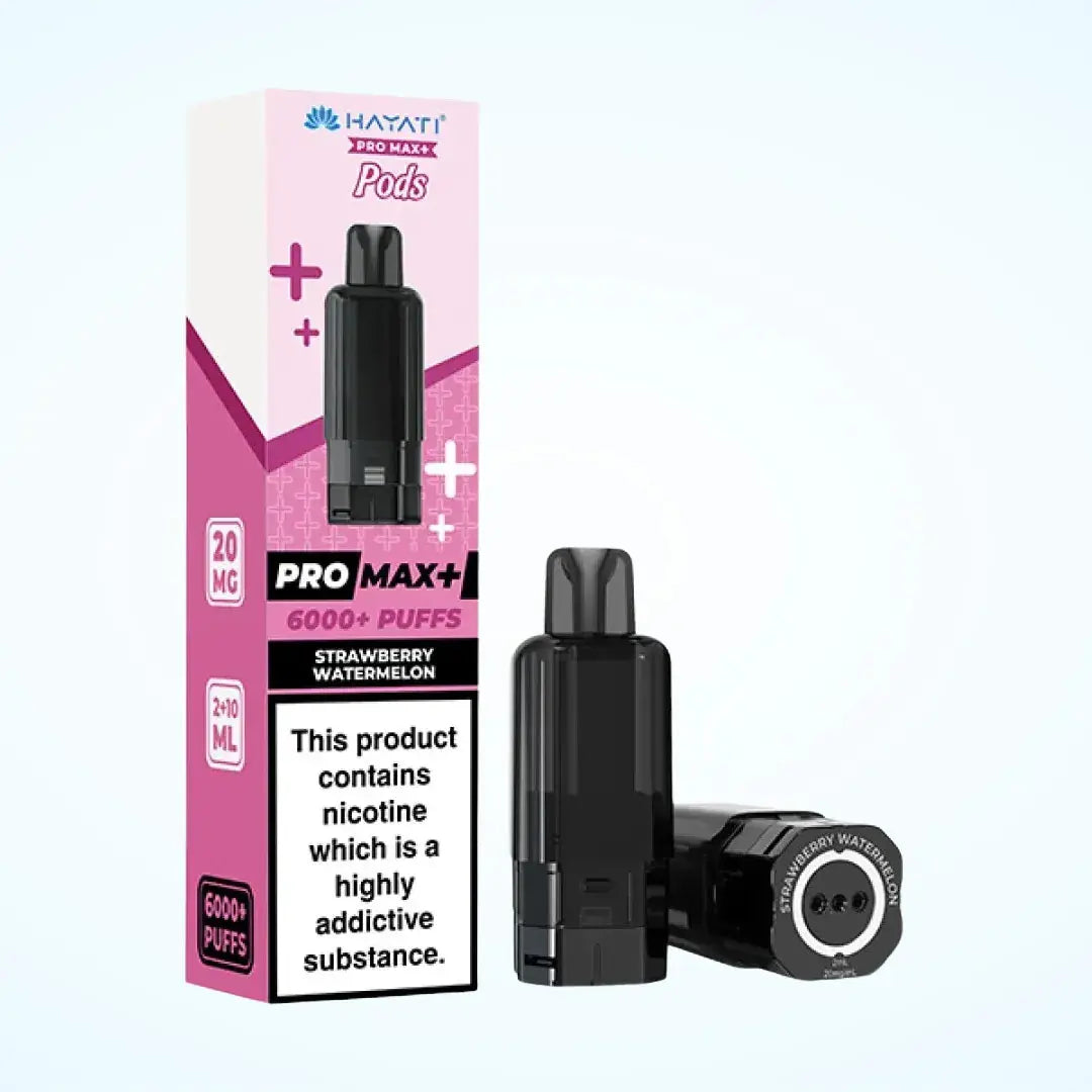 Hayati Pro Max Plus 6000 replacement pod – Strawberry Watermelon, 20mg