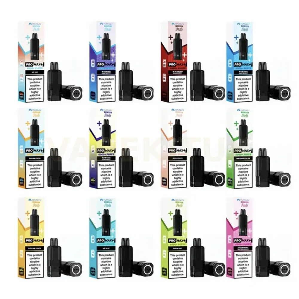 Hayati Pro Max Plus 6000 replacement pods – 85 flavours
