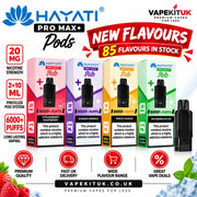 Hayati Pro Max Plus 6K Prefilled Pods – 85 Flavours UK