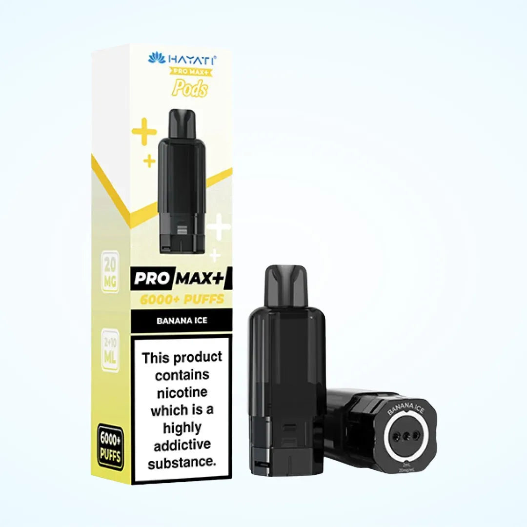 Hayati Pro Max Plus 6K Prefilled Refill Pod Banana Ice