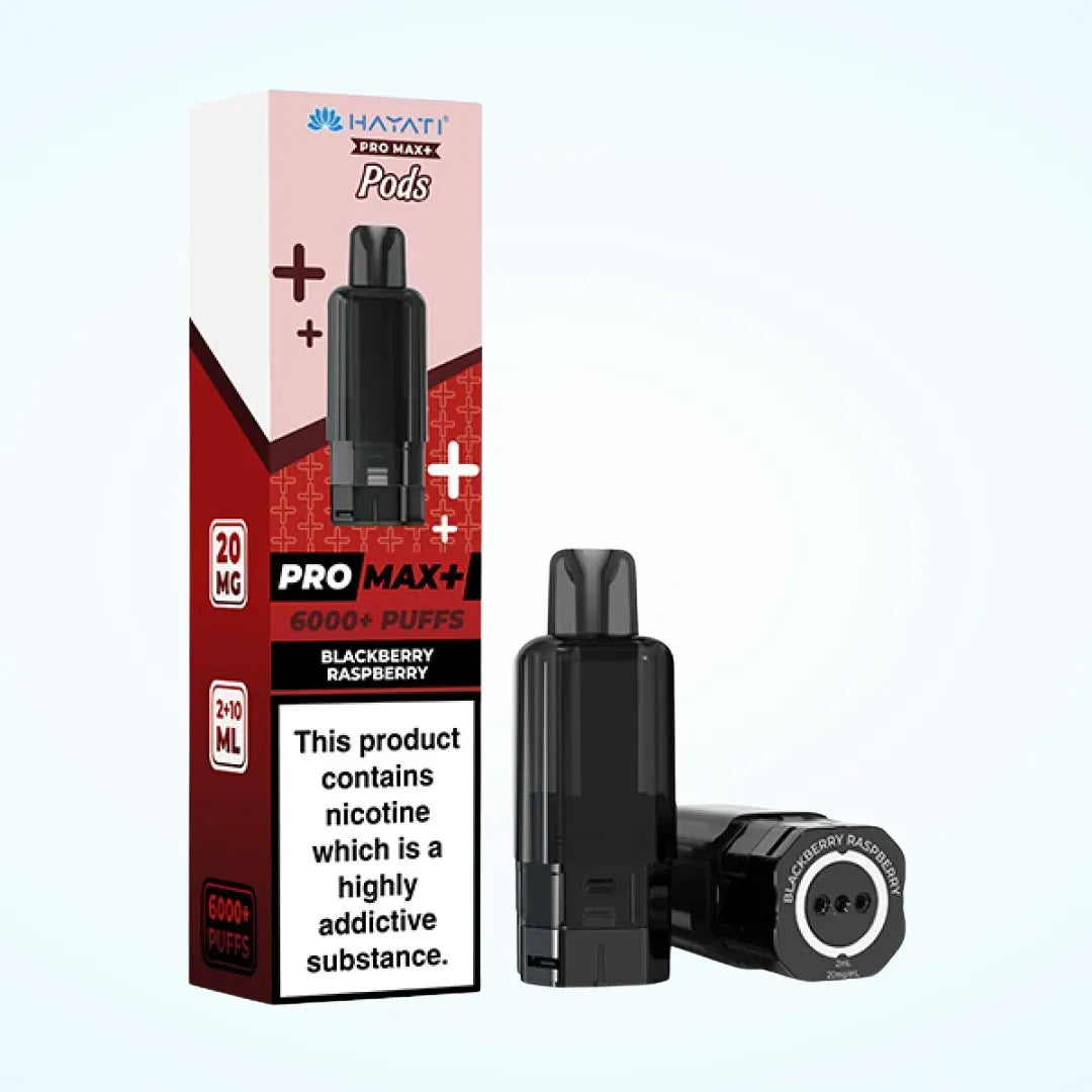 Hayati Pro Max Plus 6K Prefilled Refill Pod Blackberry Raspberry