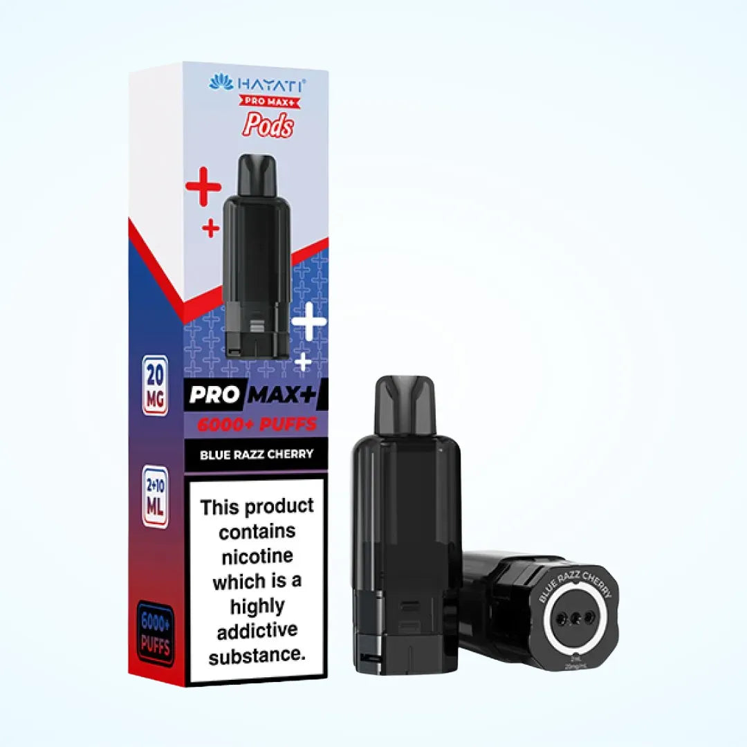 Hayati Pro Max Plus 6K Prefilled Refill Pod Blue Razz Cherry