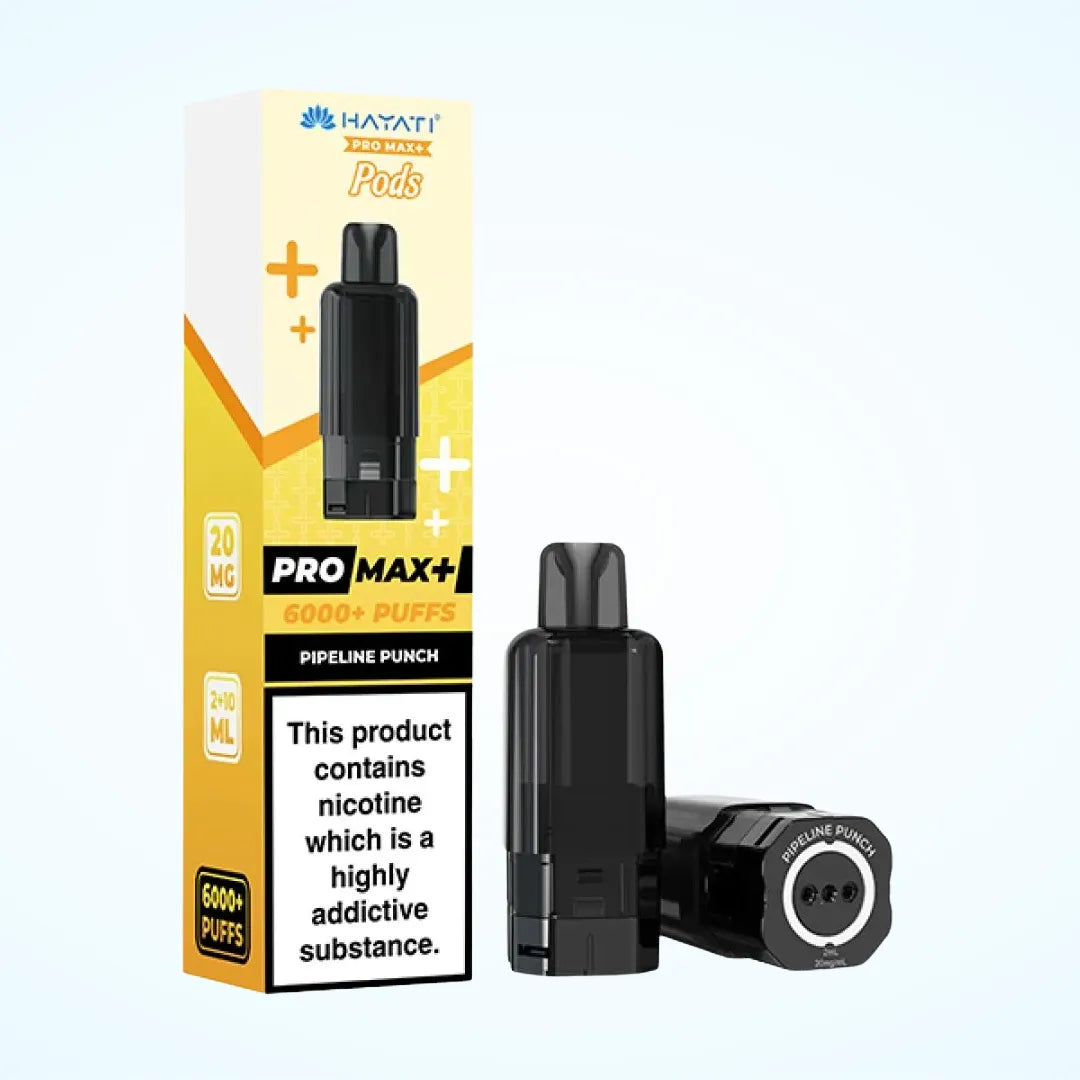 Hayati Pro Max Plus 6K Prefilled Refill Pod Pipeline Punch