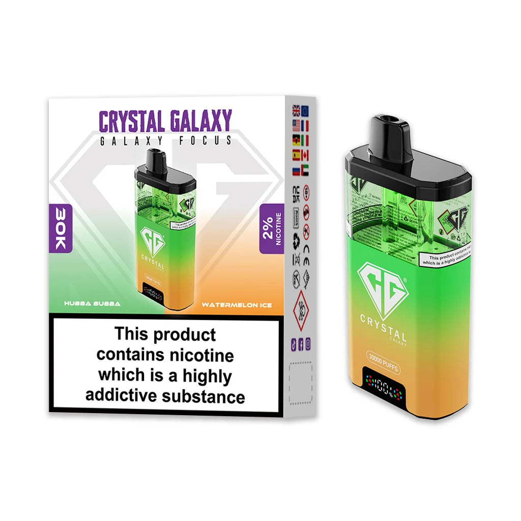 crystal galaxy vape 30000 puffs Crystal Galaxy Focus 30000 Puffs Prefilled Vape (Only at £10.49)