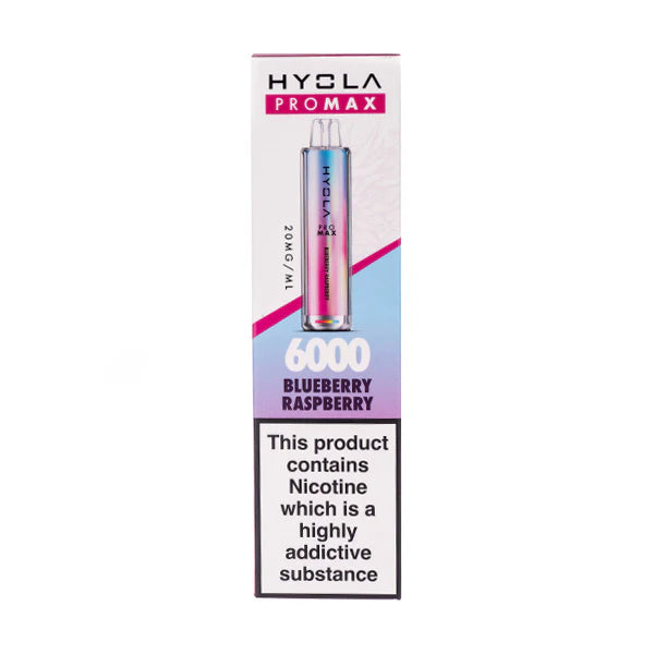 Blueberry Raspberry Hyola Pro Max 6000 Disposable Vape 