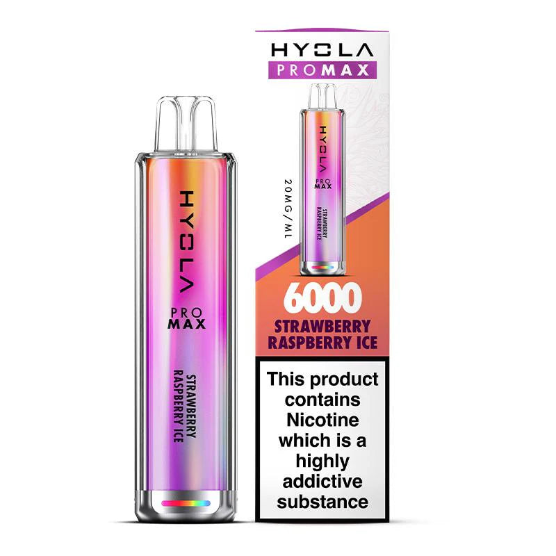 Hyola Promax 6000 Disposable Vape Strawberry Raspberry Ice