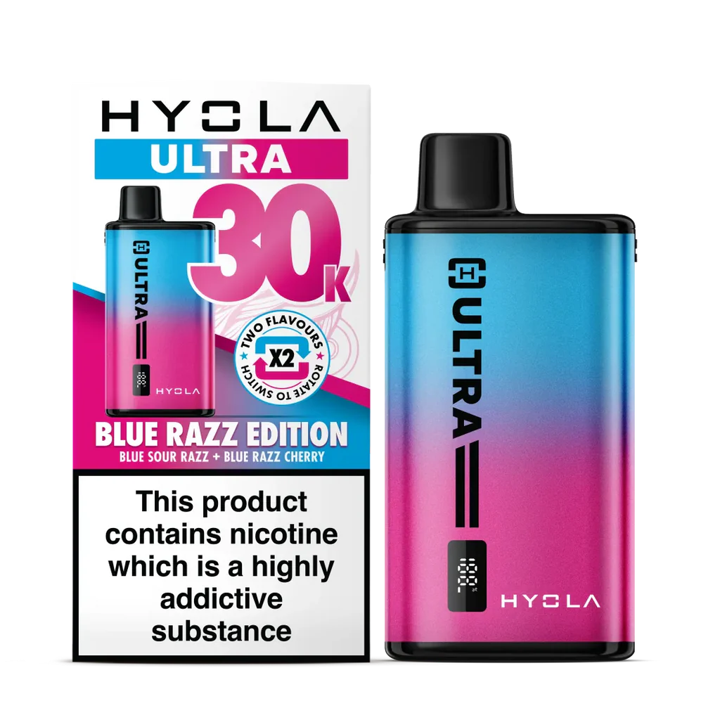 Hyola Ultra 30K Prefilled Vape Kit Blue Razz Edition