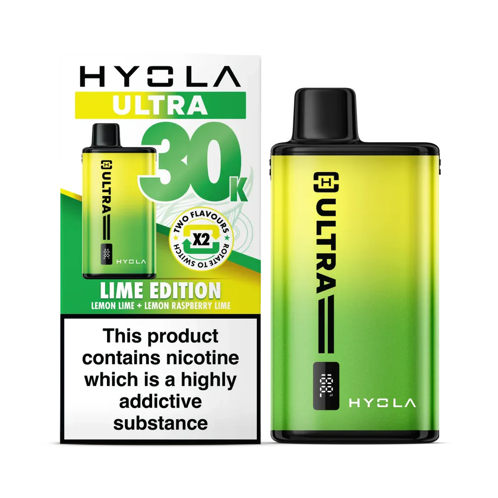 Hyola Ultra 30K Prefilled Vape Kit Lime Edition