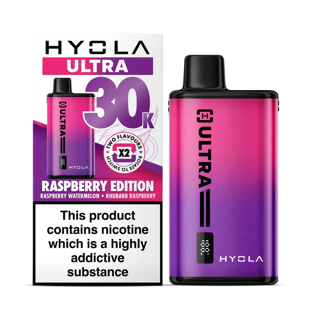 Hyola Ultra 30K Prefilled Vape Kit Raspberry Edition