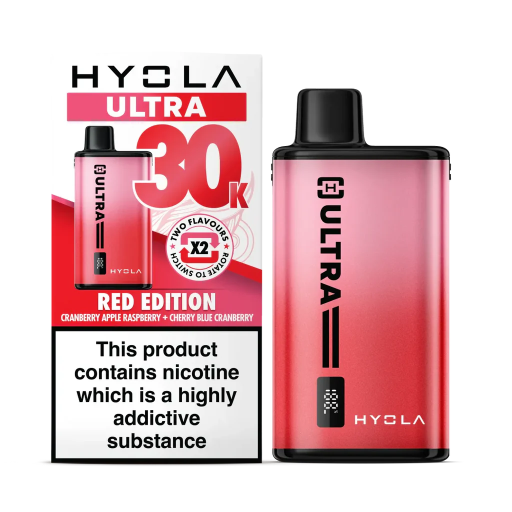 Hyola Ultra 30K Prefilled Vape Kit Red Edition
