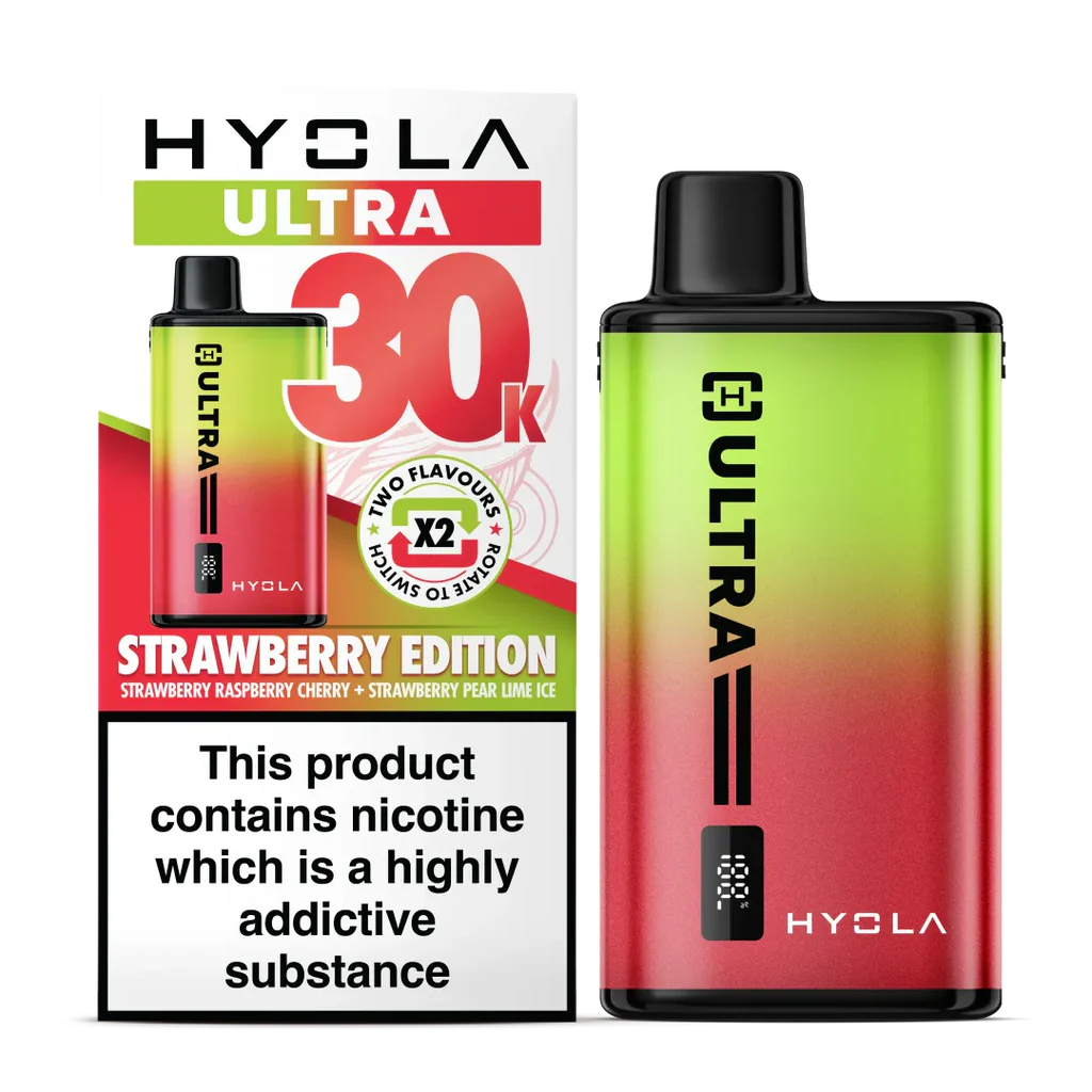 Hyola Ultra 30K Prefilled Vape Kit Strawberry Edition