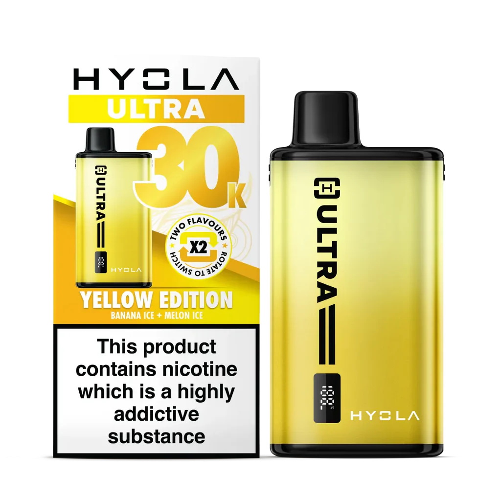 Hyola Ultra 30K Prefilled Vape Kit Yellow Edition