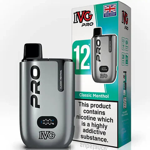 IVG Pro 12 prefilled pod kit Classic Menthol