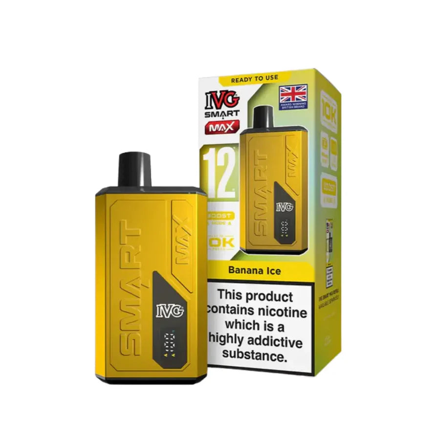 IVG Smart Max 10K Prefilled Pod Vape KIt Banana Ice