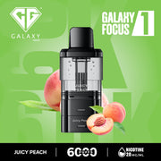 Crystal Galaxy Focus 6000 Pod Juicy Peach