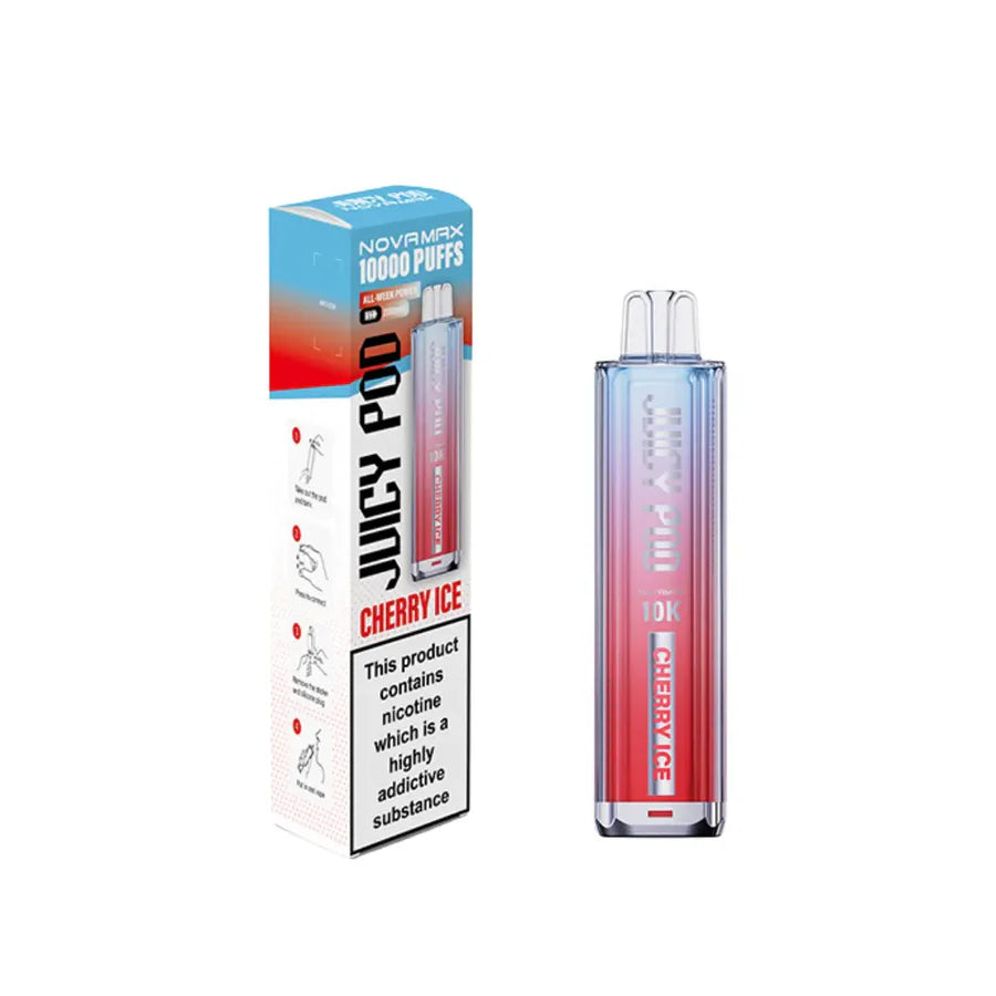 Juicy Pod Novamax 10K Prefilled Pod Kit Cherry Ice