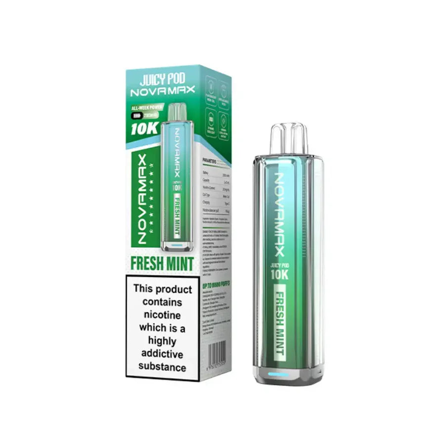 Juicy Pod Novamax 10K Prefilled Pod Kit Fresh Mint