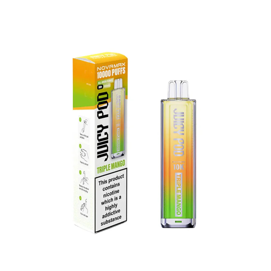 Juicy Pod Novamax 10K Prefilled Pod Kit Triple Mango