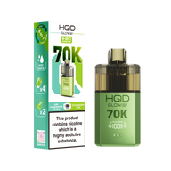 HQD 70K Rechargeable Vape Kit Kiwi Passionfruit Guava/ Strawberry Kiwi