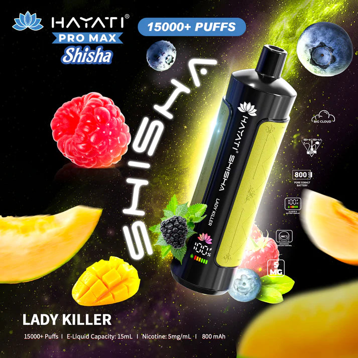 Hayati Pro Max Shisha 15000 Lady Killer