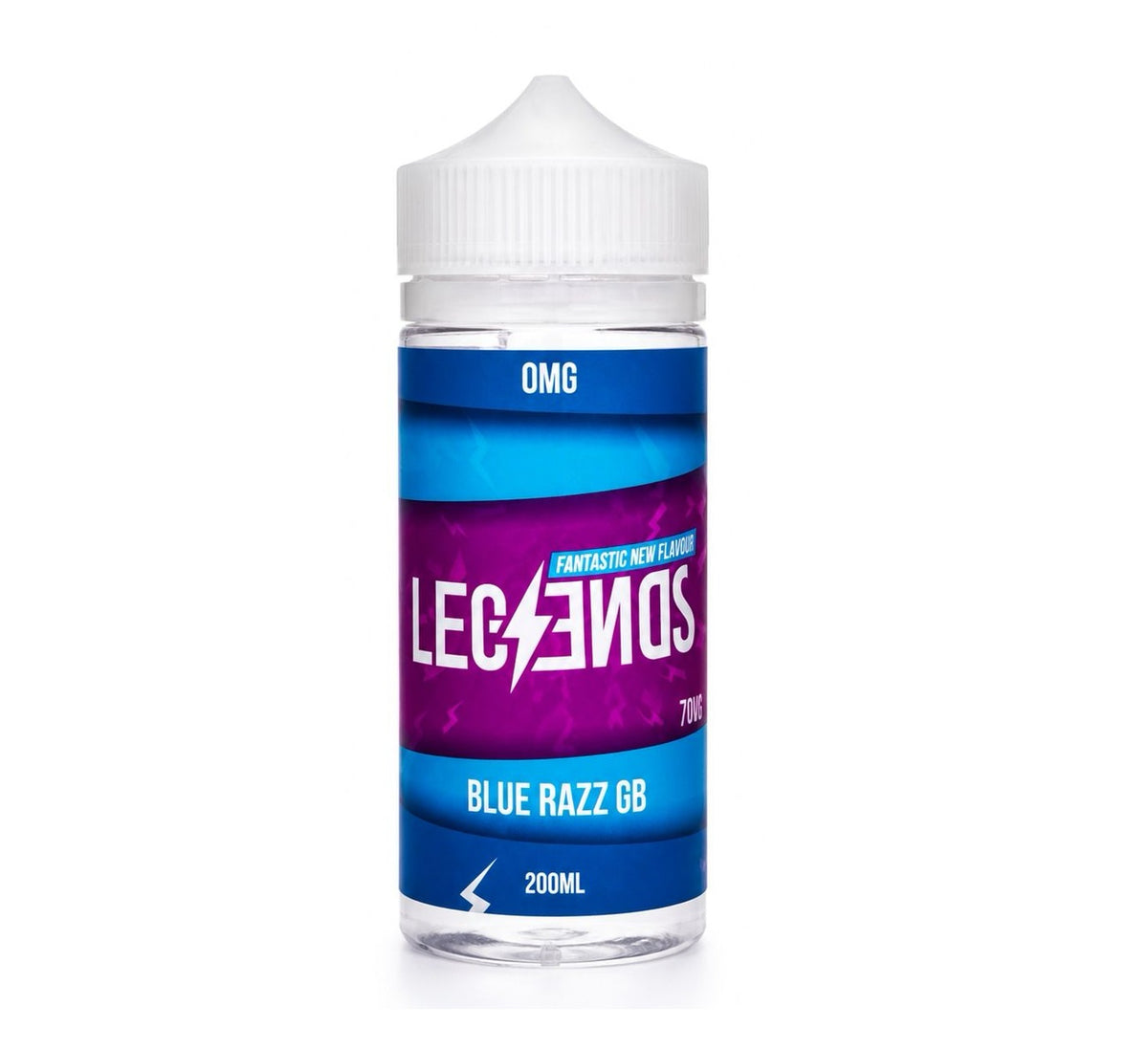 Blue Razz GB Vape Juice By Legends E-Liquid 0mg 200ml 70/30