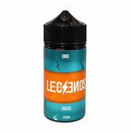 Legends Oasis 200ml e-liquid bottle on white background