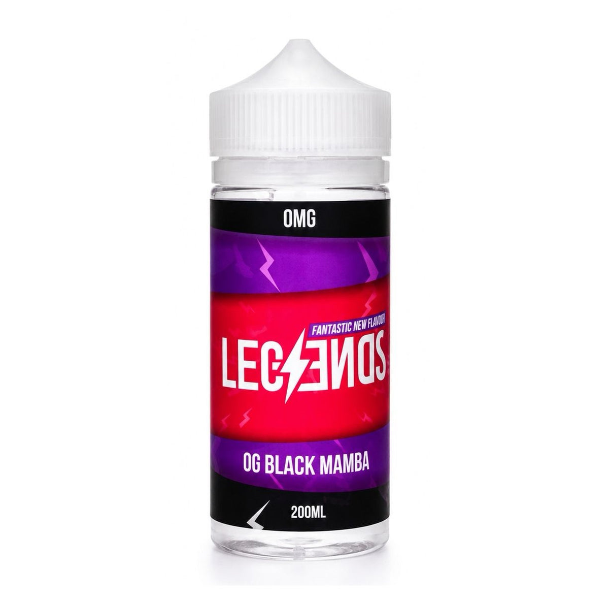 OG Black Mamba Vape Juice By Legends E-Liquid 0mg 200ml 70/30