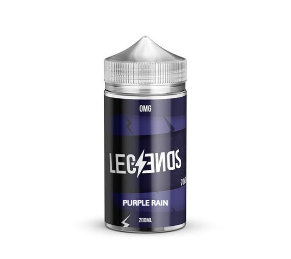 Purple Rain Vape Juice By Legends E-Liquid 0mg 200ml 70/30