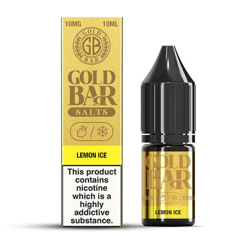 Lemon Ice Gold Bar Nic Salts Box Of 10