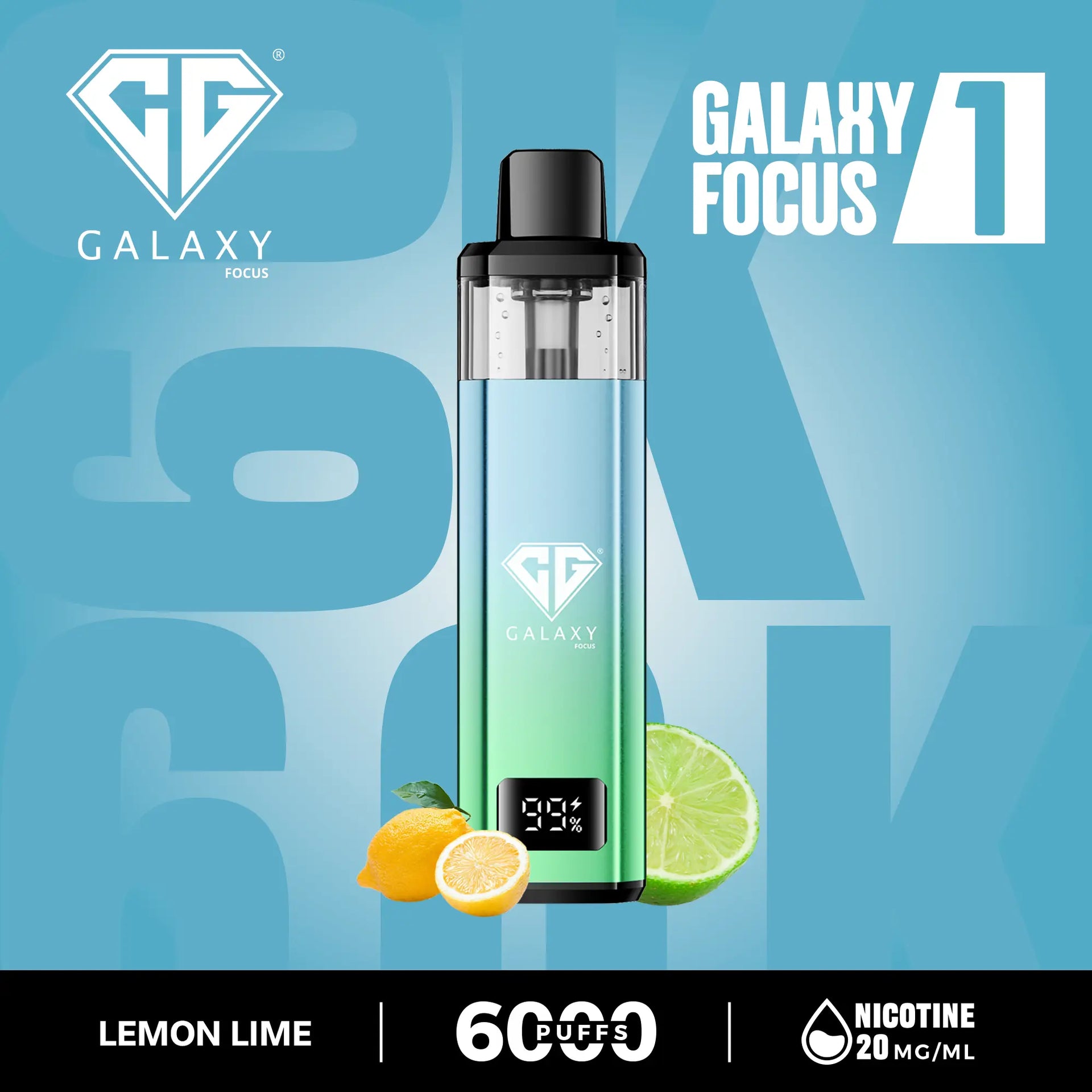 Lemon Lime Crystal Galaxy Focus 6000