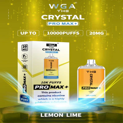 Crystal Pro Max 10000 lemon Lime Box of 10