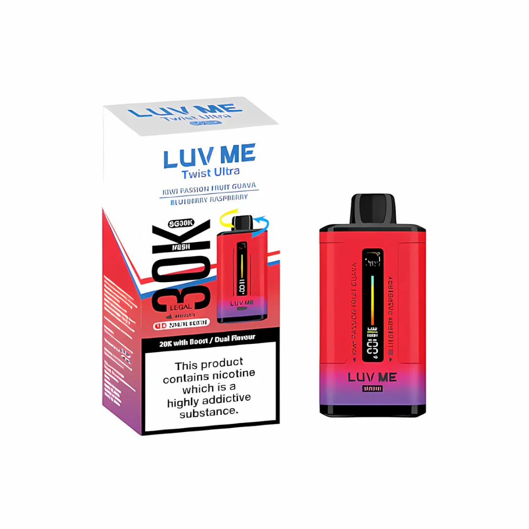 Luv Me 30k Kiwi Passion Fruit Guava/ Blueberry Raspberry