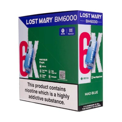 Mad Blue Lost Mary BM6000 Pack of 5