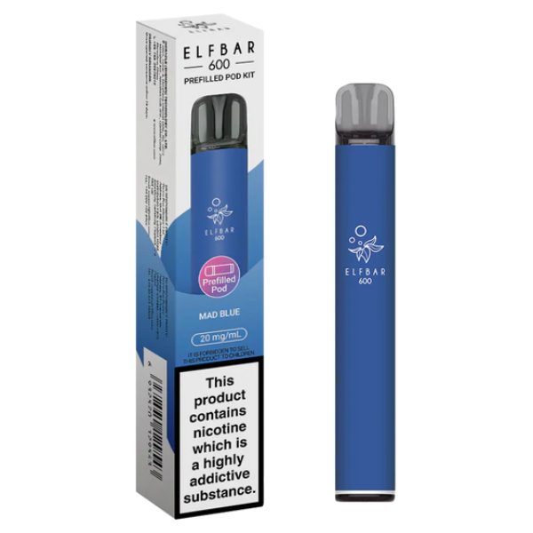 Mad Blue Elf Bar 600 Prefilled Pod Kit