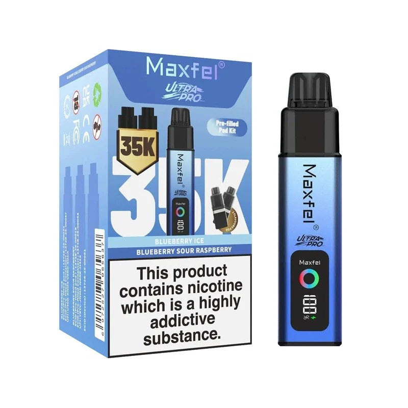Maxfel Ultra Pro 35000 Blueberry Ice/ Blueberry Sour Raspberry