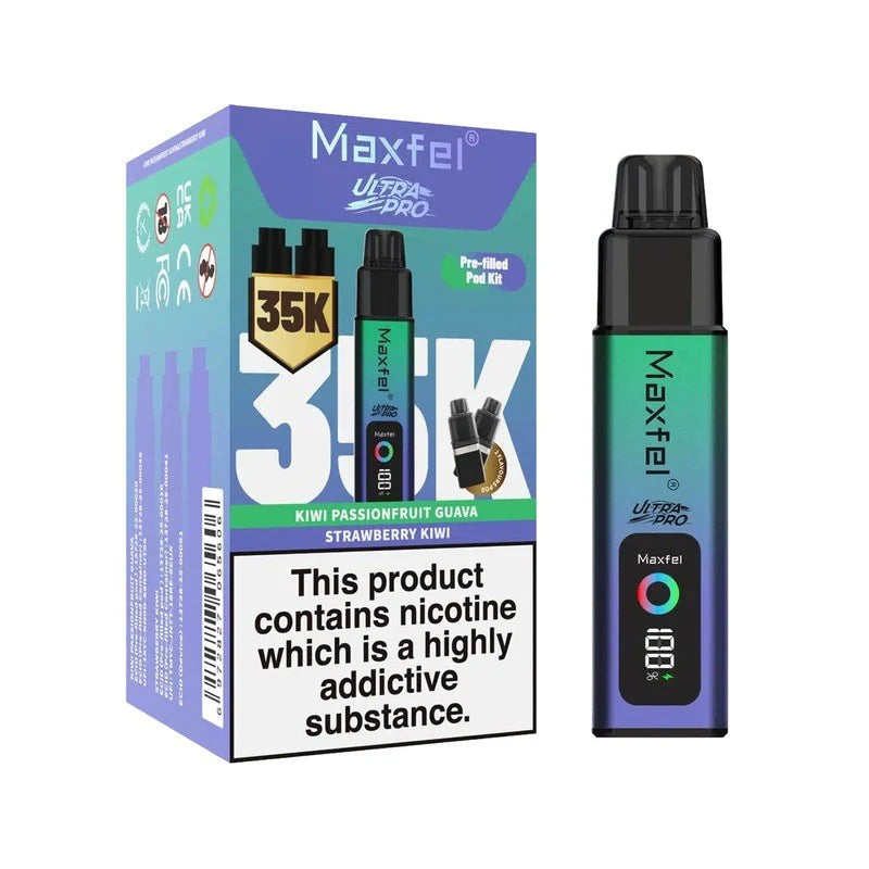 Maxfel Ultra Pro 35000 Kiwi Passionfruit Guava/ Strawberry Kiwi