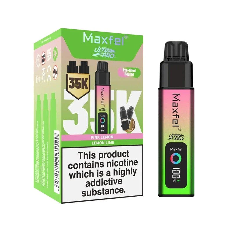 maxfel vape 7000 puffs Maxfel Ultra Pro 35k Prefilled Pod Kit