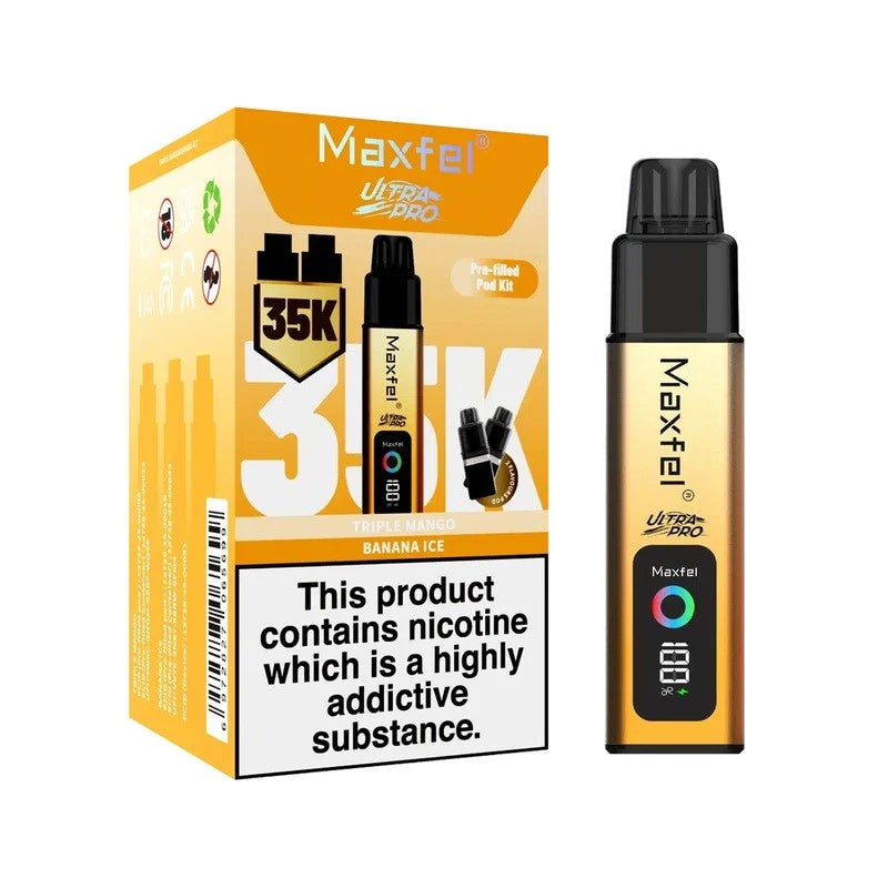 Maxfel Ultra Pro 35000 Triple Mango/ Banana Ice