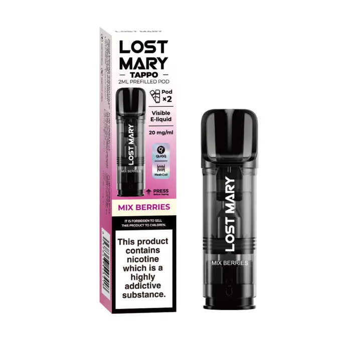 Mix Berries Lost Mary Tappo Prefilled Box Of 10